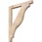 Ekena Millwork Funston Block Smooth Bracket, Douglas Fir, 3 1/2"W x 38"D x 46"H BKT04X38X46FST05SDF - alternate 1